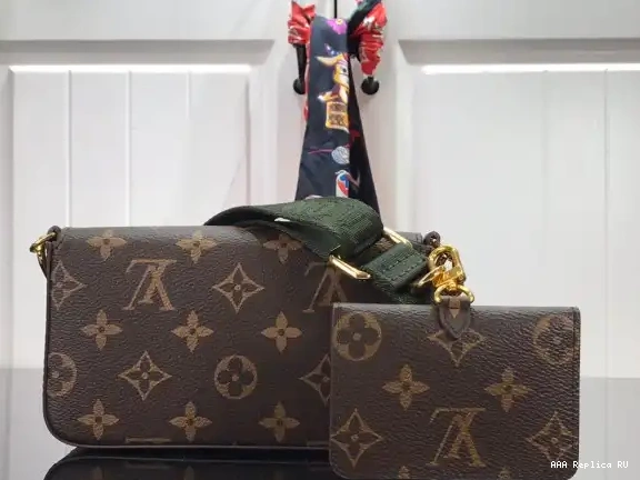Aaa replica bags STRAP VUITTON & LOUIS GO FELICIE 0606